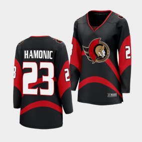 Travis Hamonic Ottawa Senators 2022 Special Edition 2.0 Women Breakaway 23 Jersey Retro