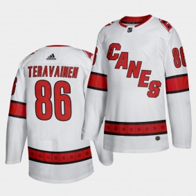 Teuvo Teravainen #86 Hurricanes Away 2019-20 Authentic Player Men's Jersey